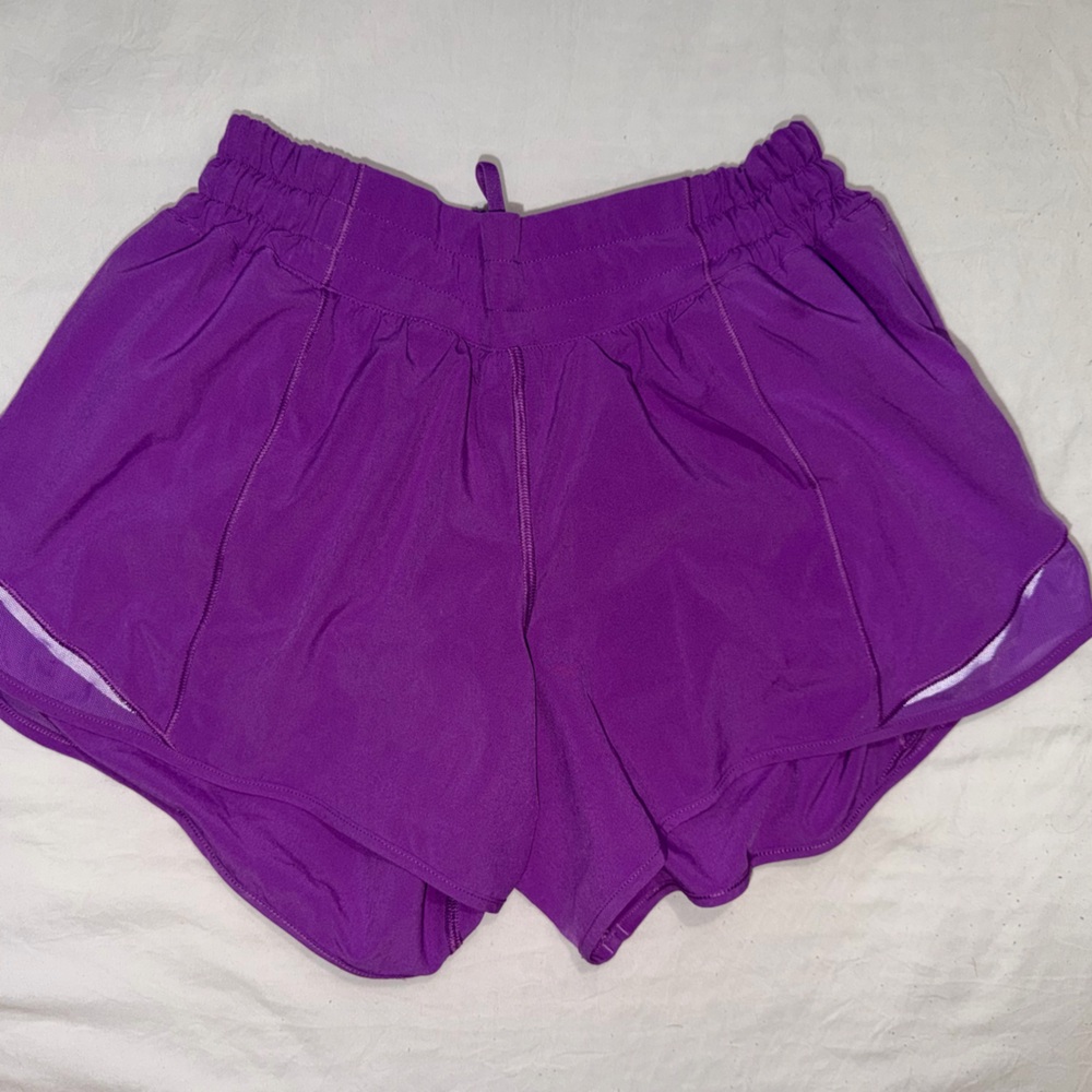 lululemon athletica Vibrant Purple Athletic Shorts
